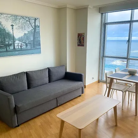 Acogedor Con Vistas Al Mar. Daire *